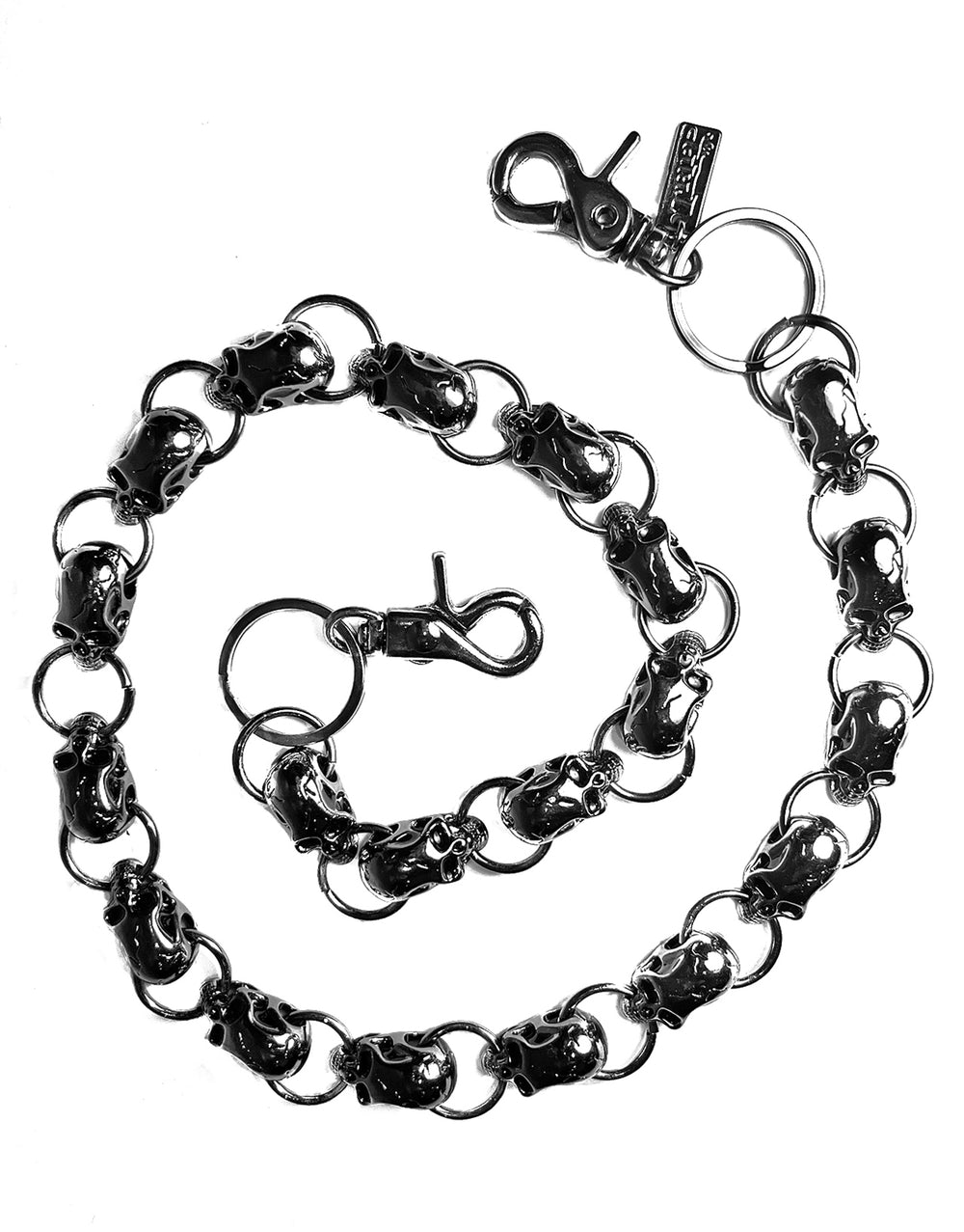 SKULL TRAIN CHAIN BLACK