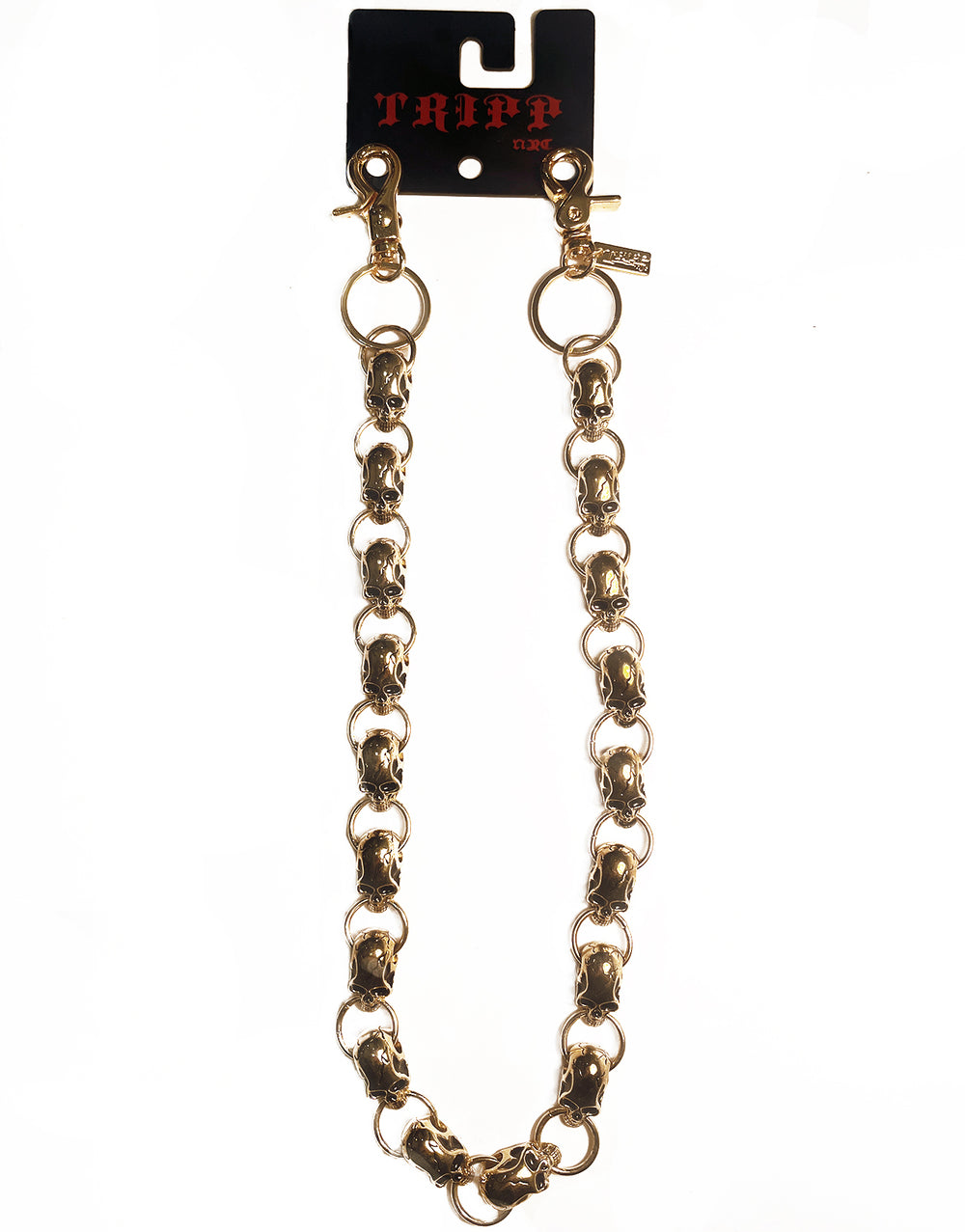 SKULL TRAIN CHAIN GOLD