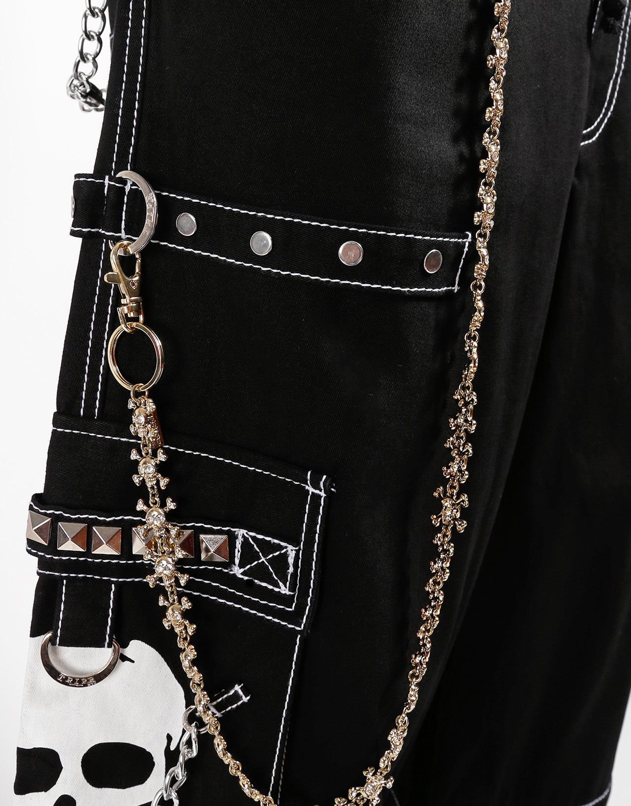 MINI SKULL CHAIN GOLD