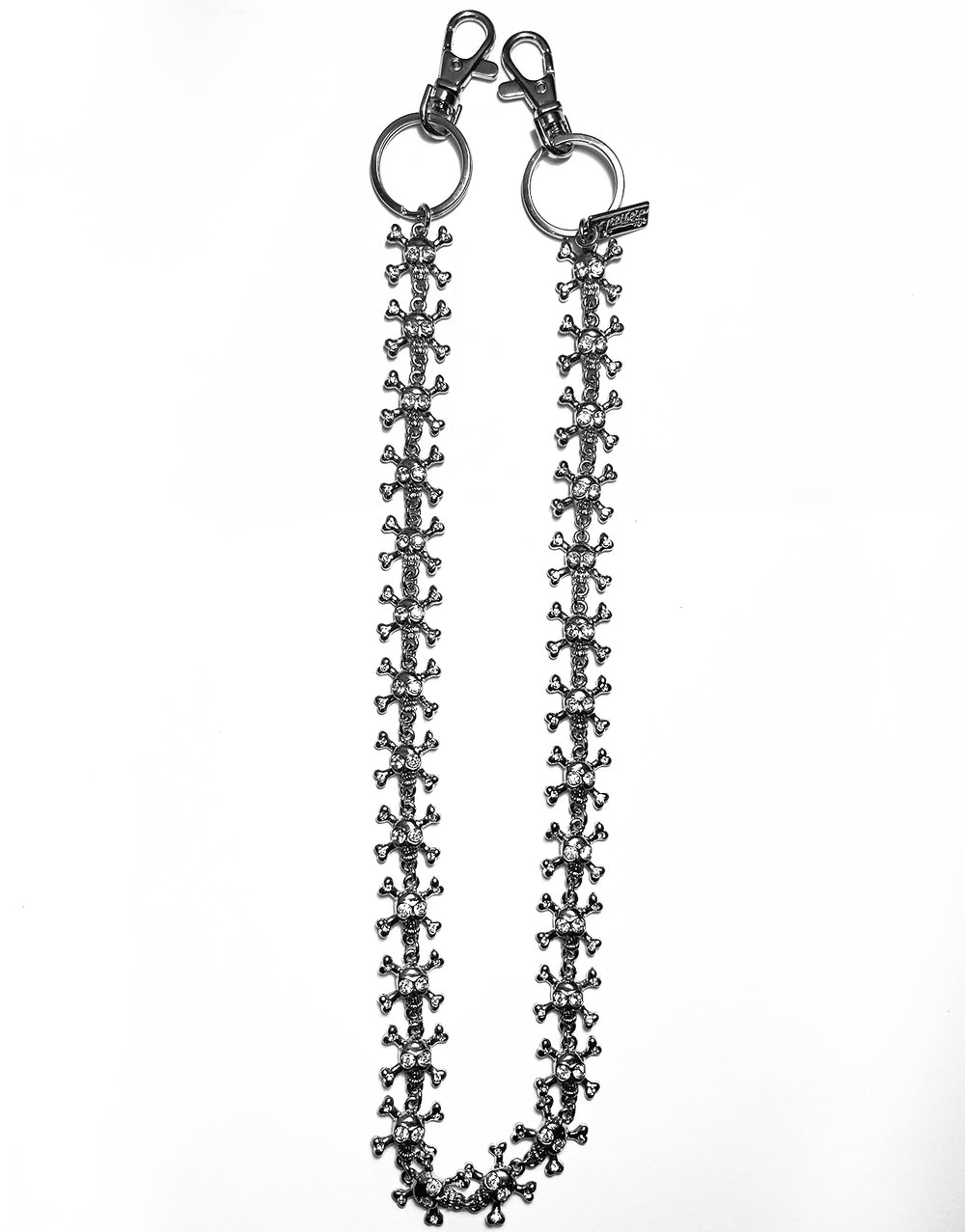 MINI SKULL CHAIN SILVER