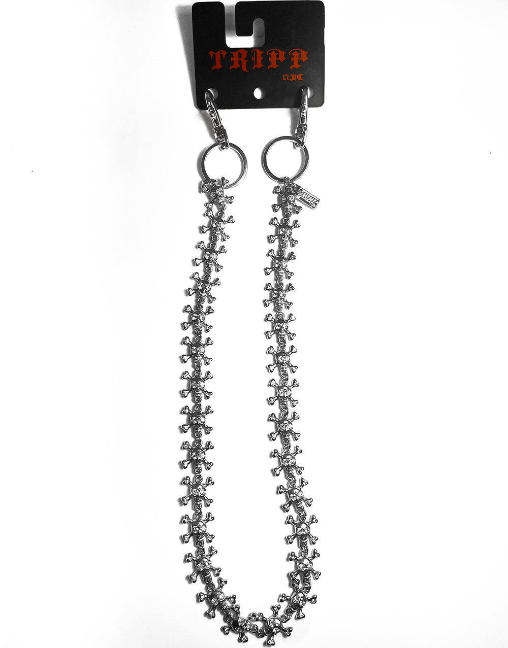 MINI SKULL CHAIN SILVER