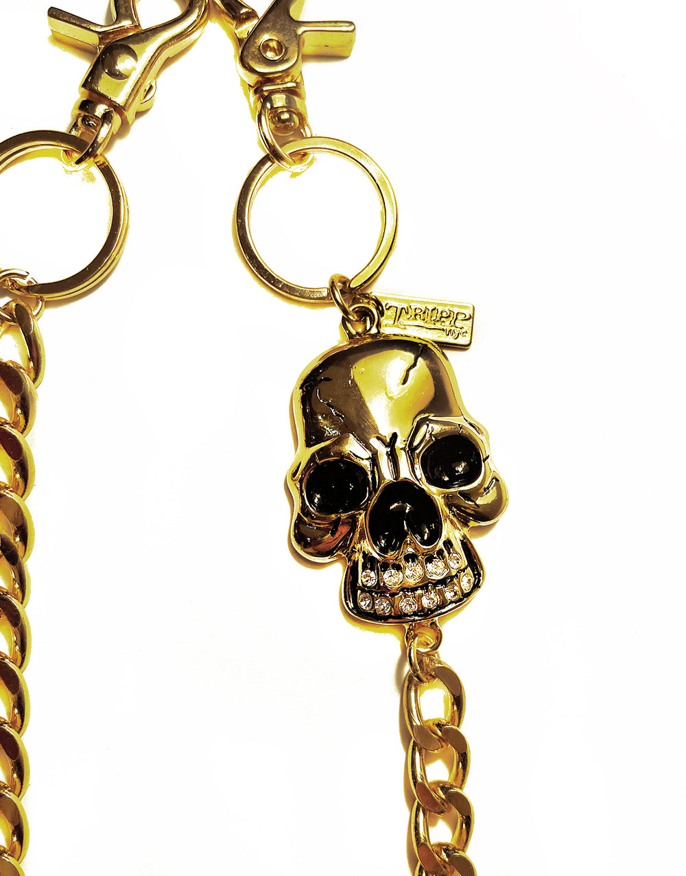 GRILL SKULL CHAIN GOLD