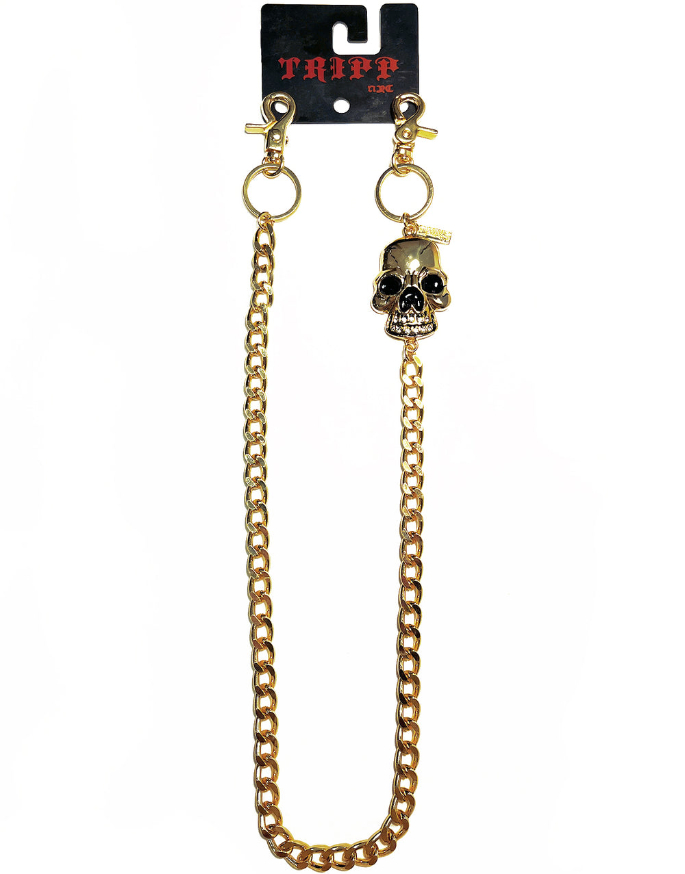 GRILL SKULL CHAIN GOLD