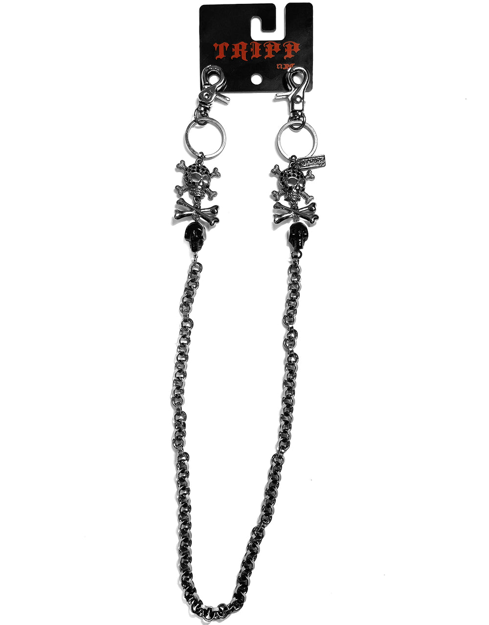 SKULL BALL AND CHAIN BLACK