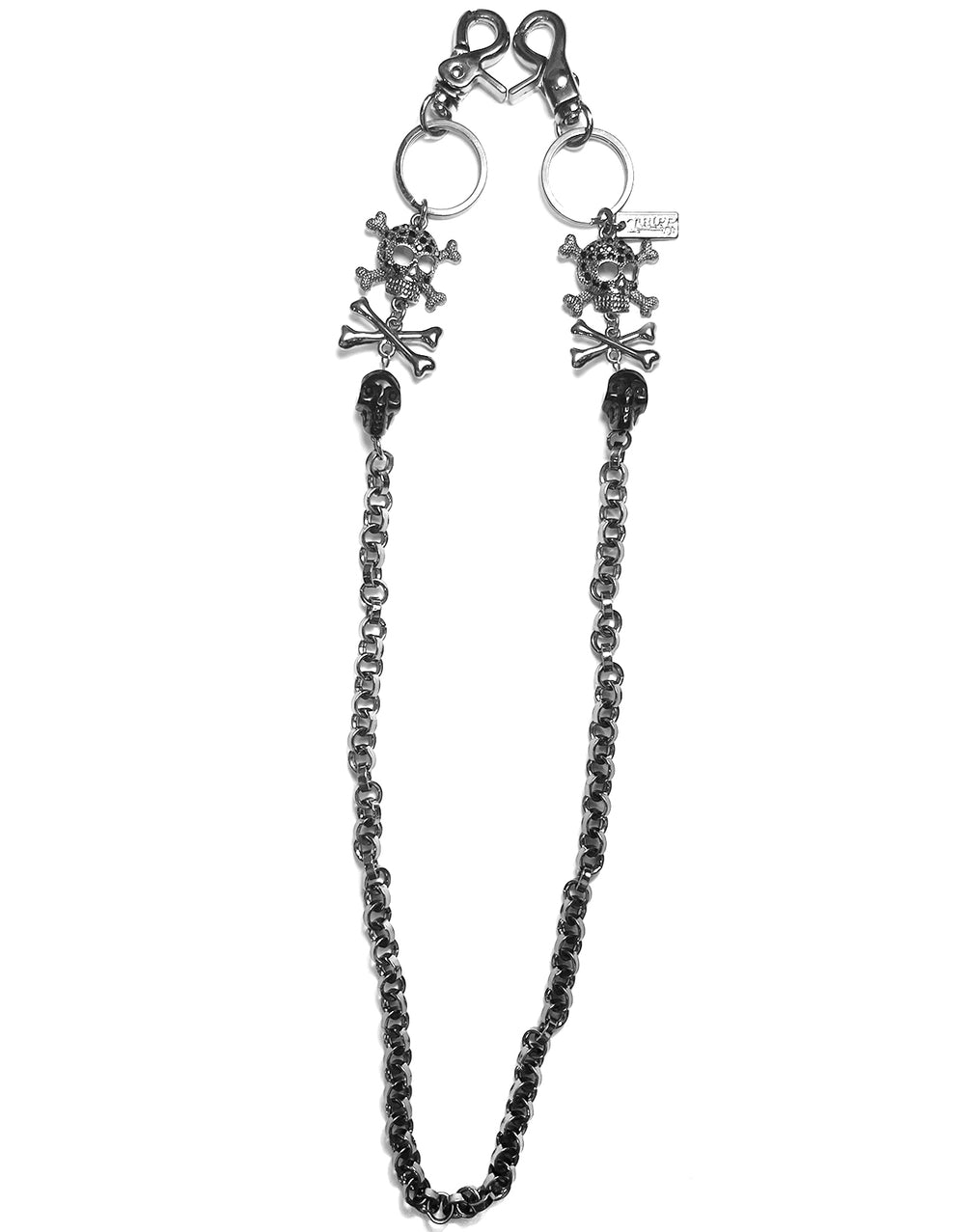 SKULL BALL AND CHAIN BLACK