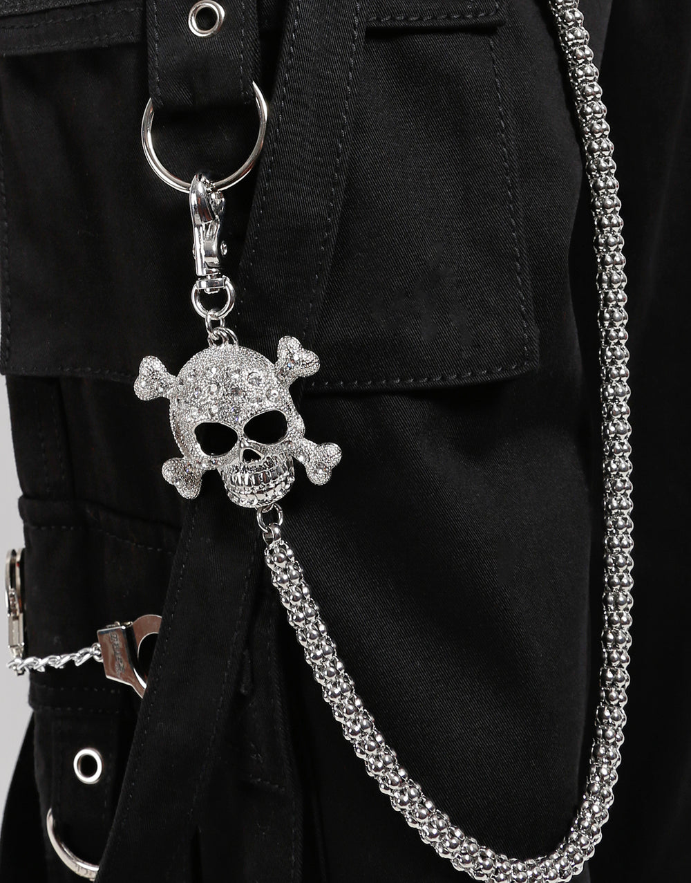 SUPER SKULL CHAIN SILVER