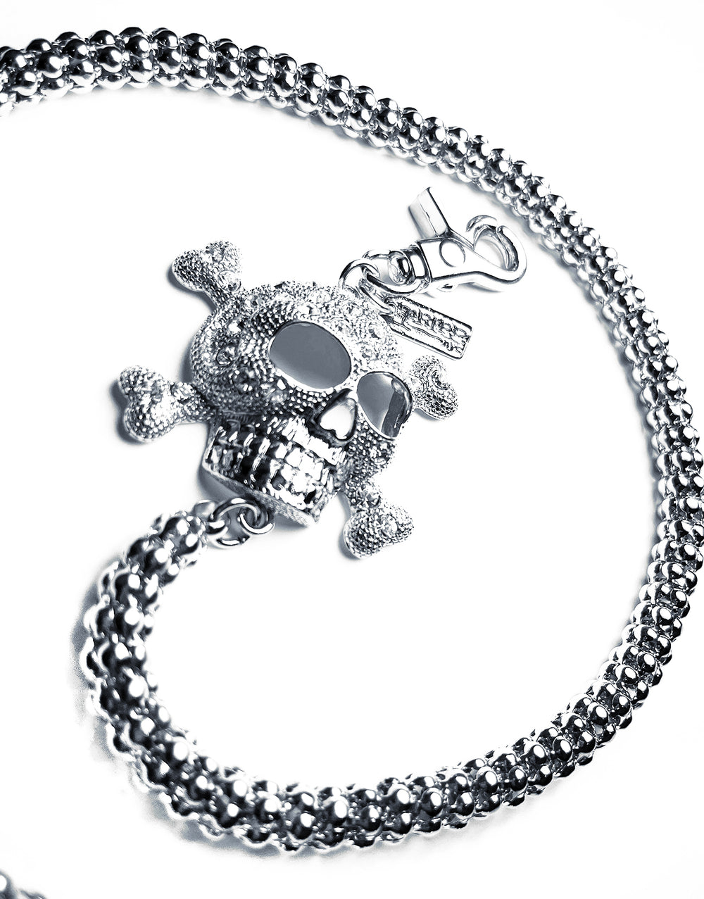 SUPER SKULL CHAIN SILVER