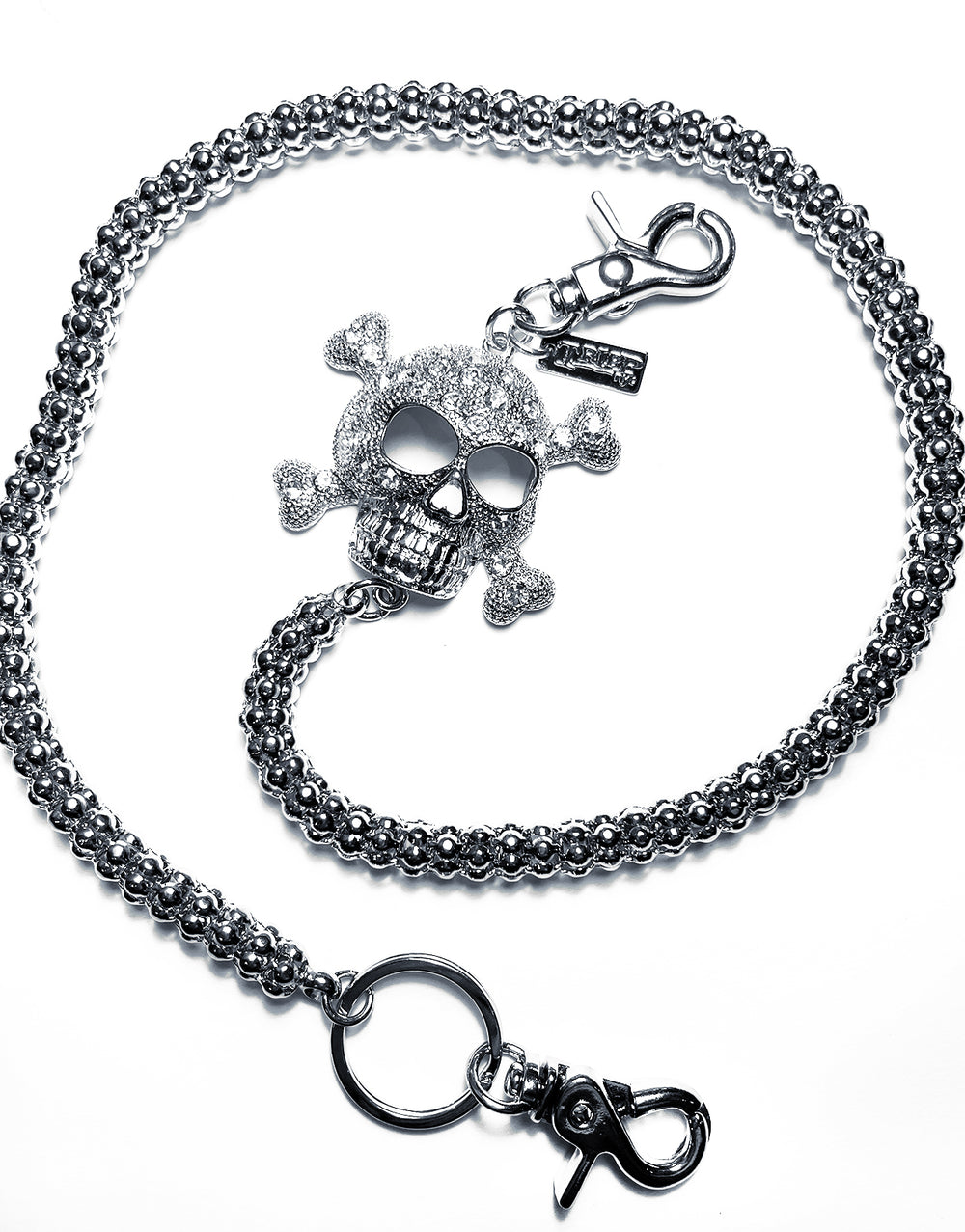 SUPER SKULL CHAIN SILVER