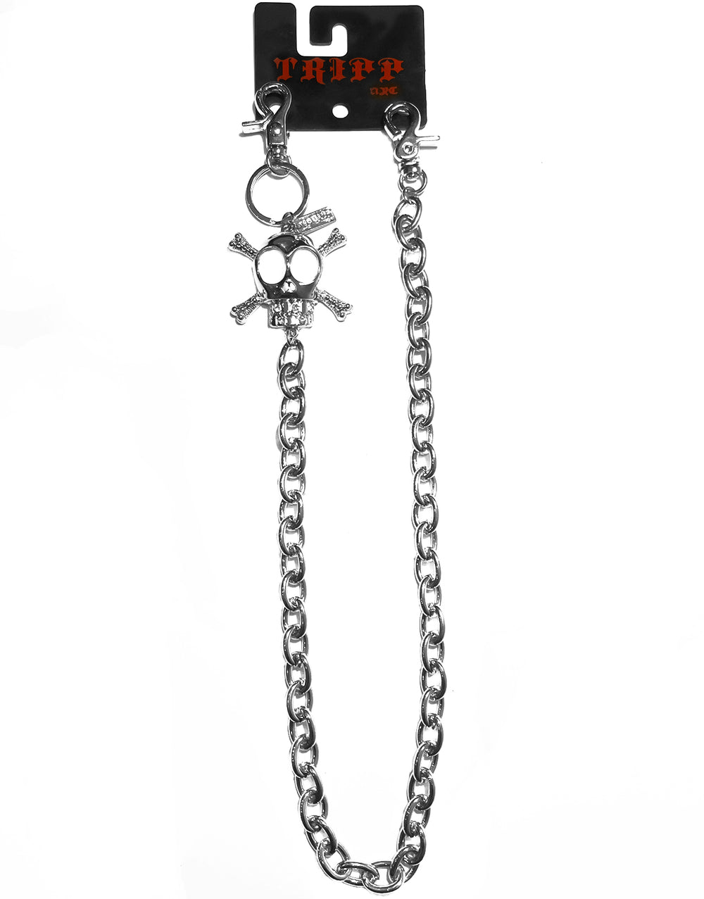 SCARY SKULL CHAIN SILVER