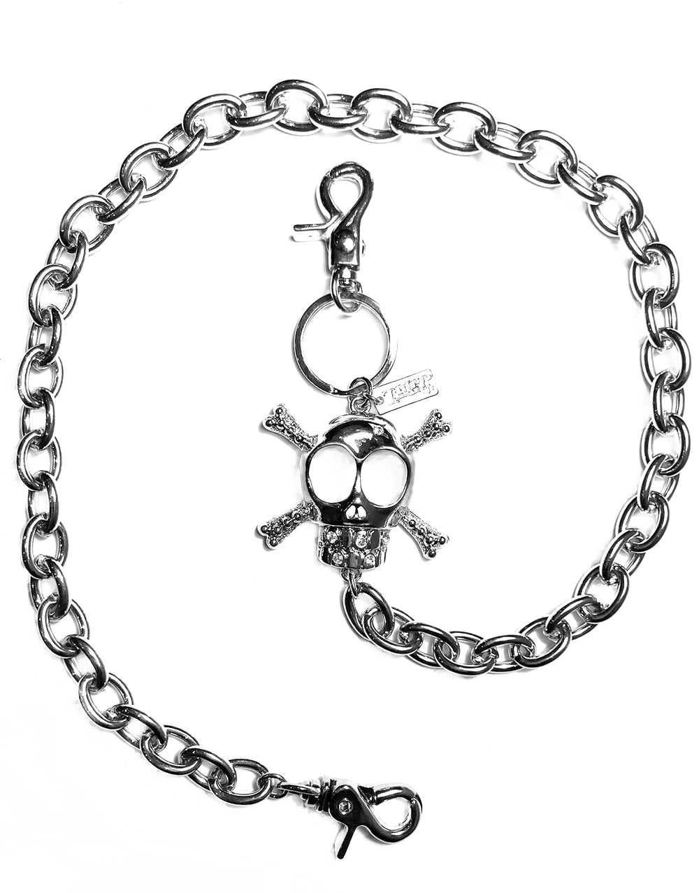 SCARY SKULL CHAIN SILVER