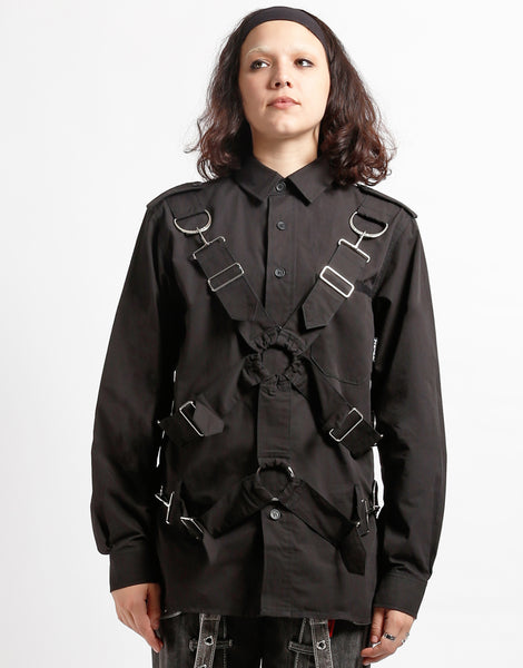 PARACHUTE SHIRT JACKET BLACK – TRIPP NYC