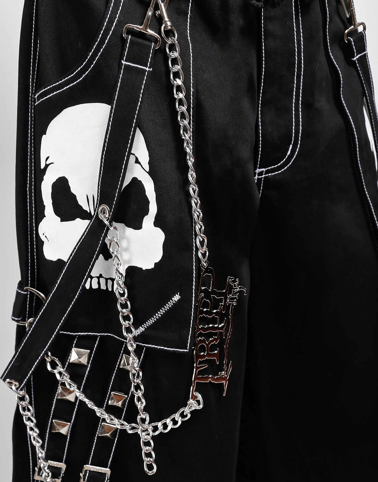 T*U様 TRIPP NYC ボンテージ　パンツ　白　スカル DOOM SKULL PANT WHITE – TRIPP NYC