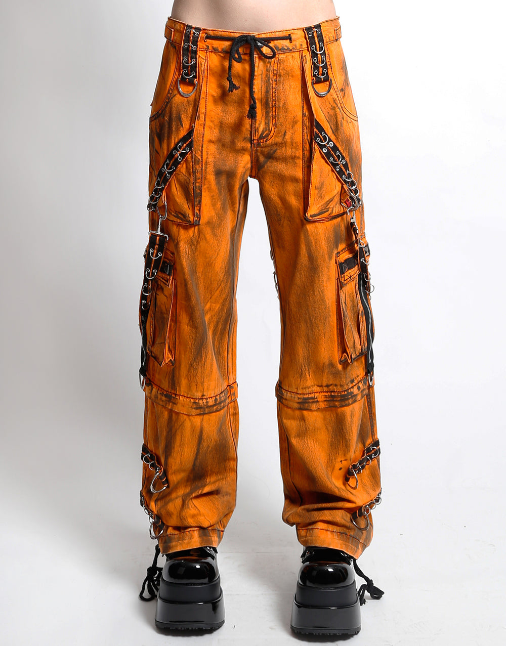 MIGHTY METAL PANT ORANGE INK WASH