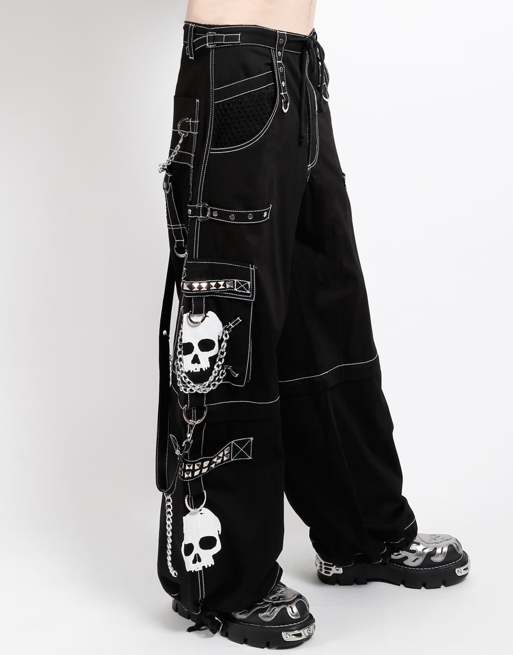 SUPER SKULL PANT WHITE SKULL