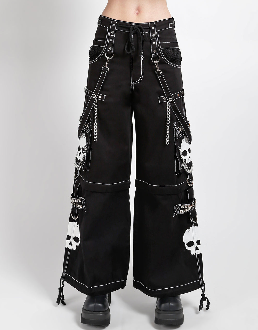 SUPER SKULL PANT WHITE SKULL