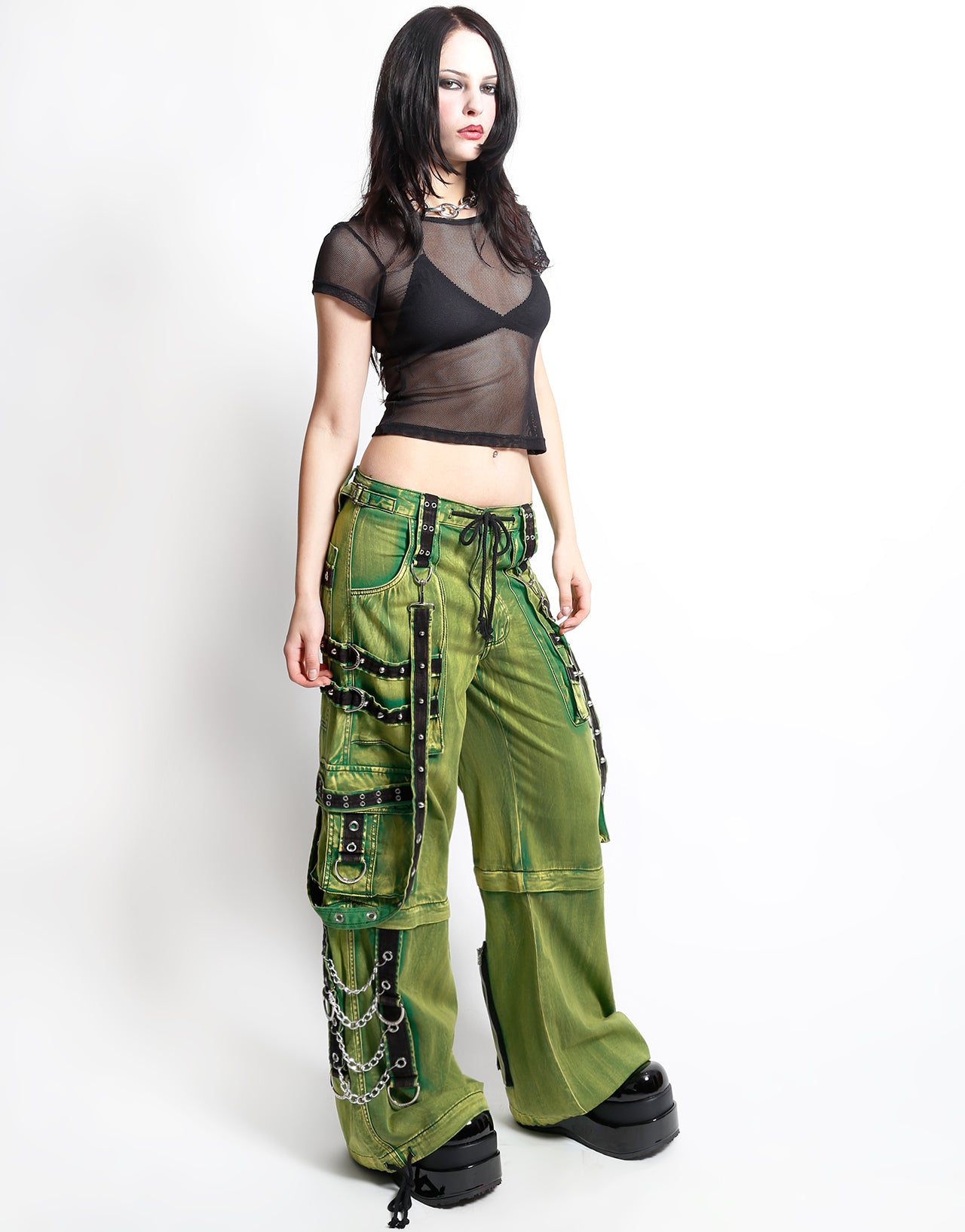 JAM PANT GREEN SLIME WASH