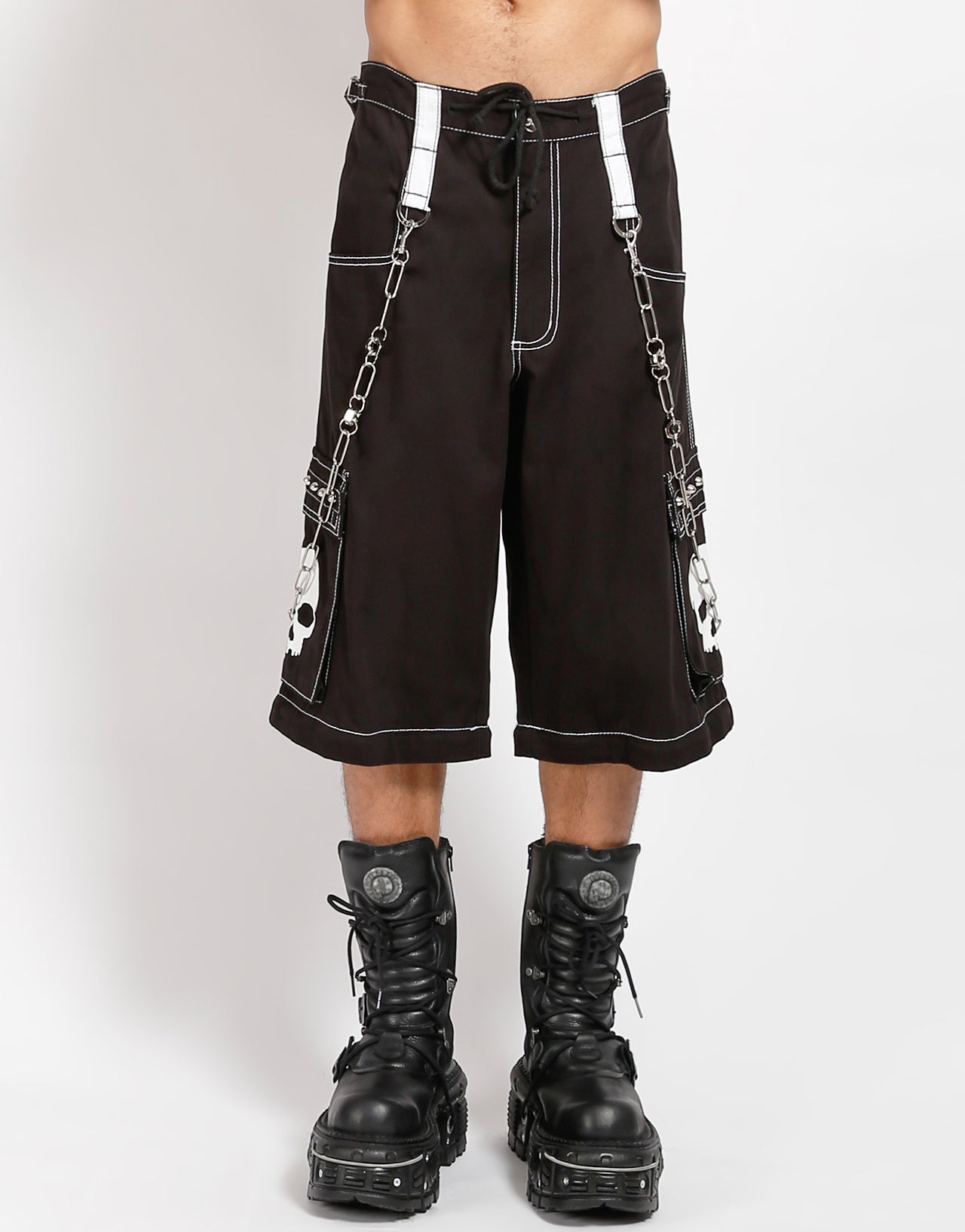 SKULL FLIGHT パンツ　36 SKULL ZIP OFF PANT WHITE – TRIPP NYC