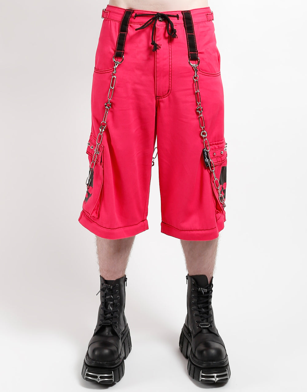 SKULL ZIP OFF PANT PINK