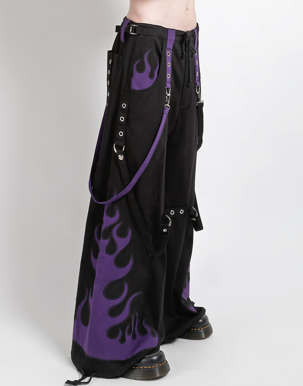 FLAME DARK STREET PANT PURPLE