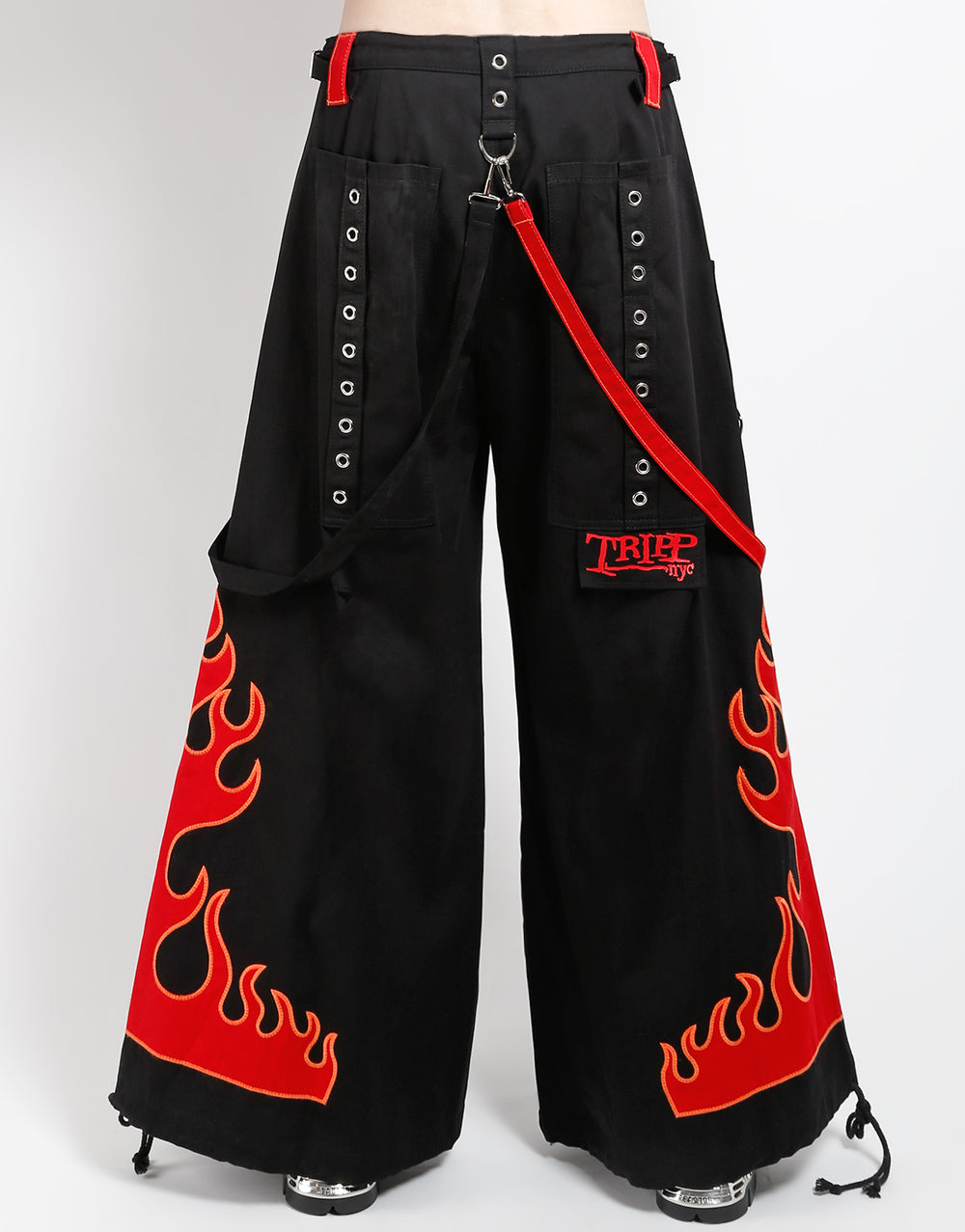 FLAME DARK STREET PANT RED