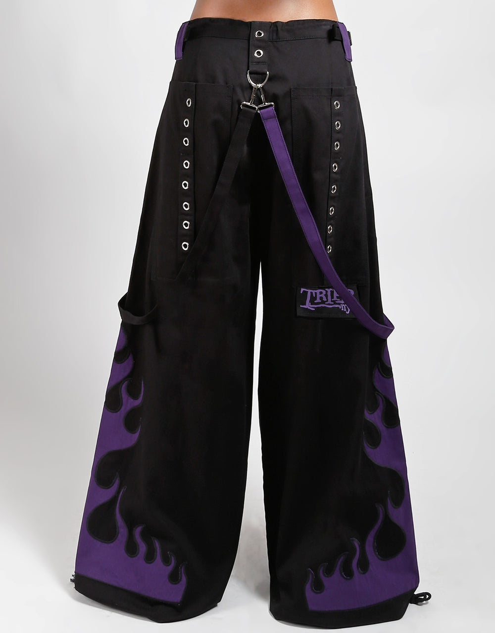 FLAME DARK STREET PANT PURPLE