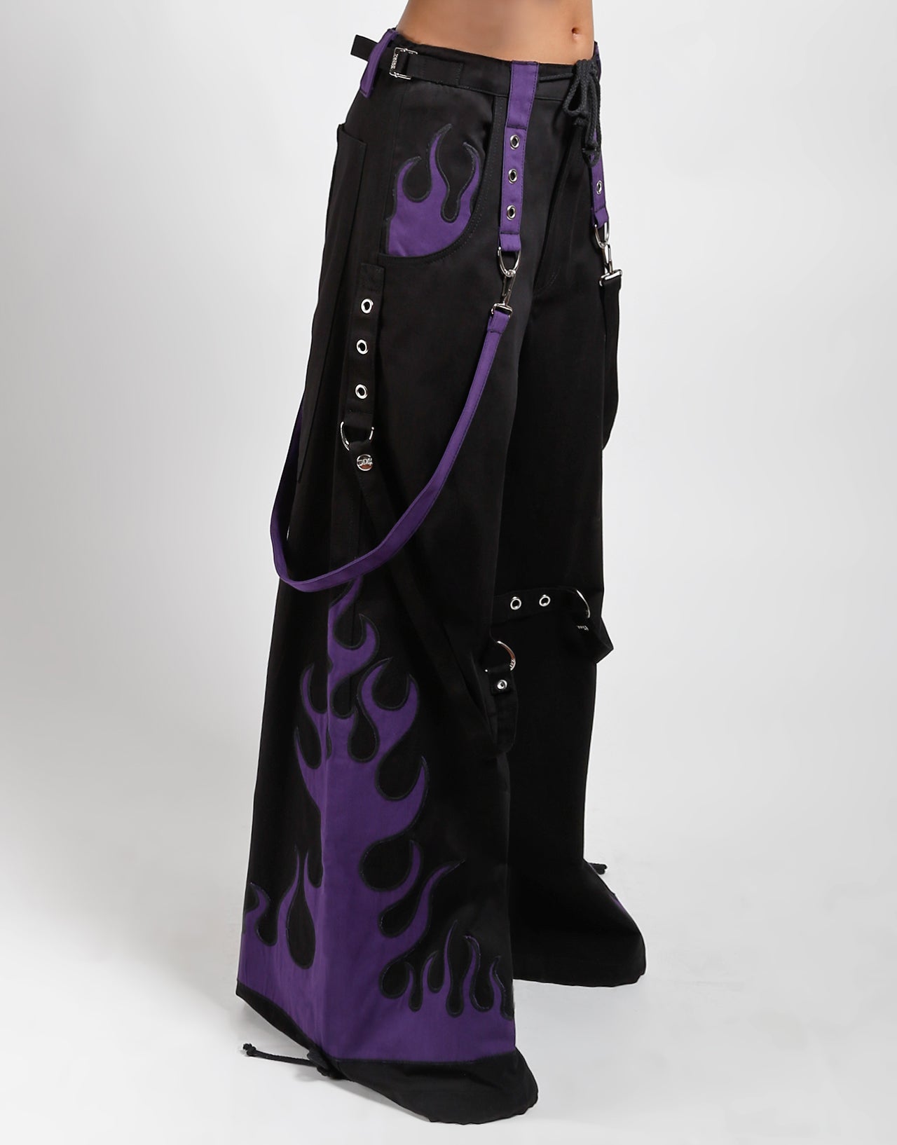 FLAME DARK STREET PANT PURPLE