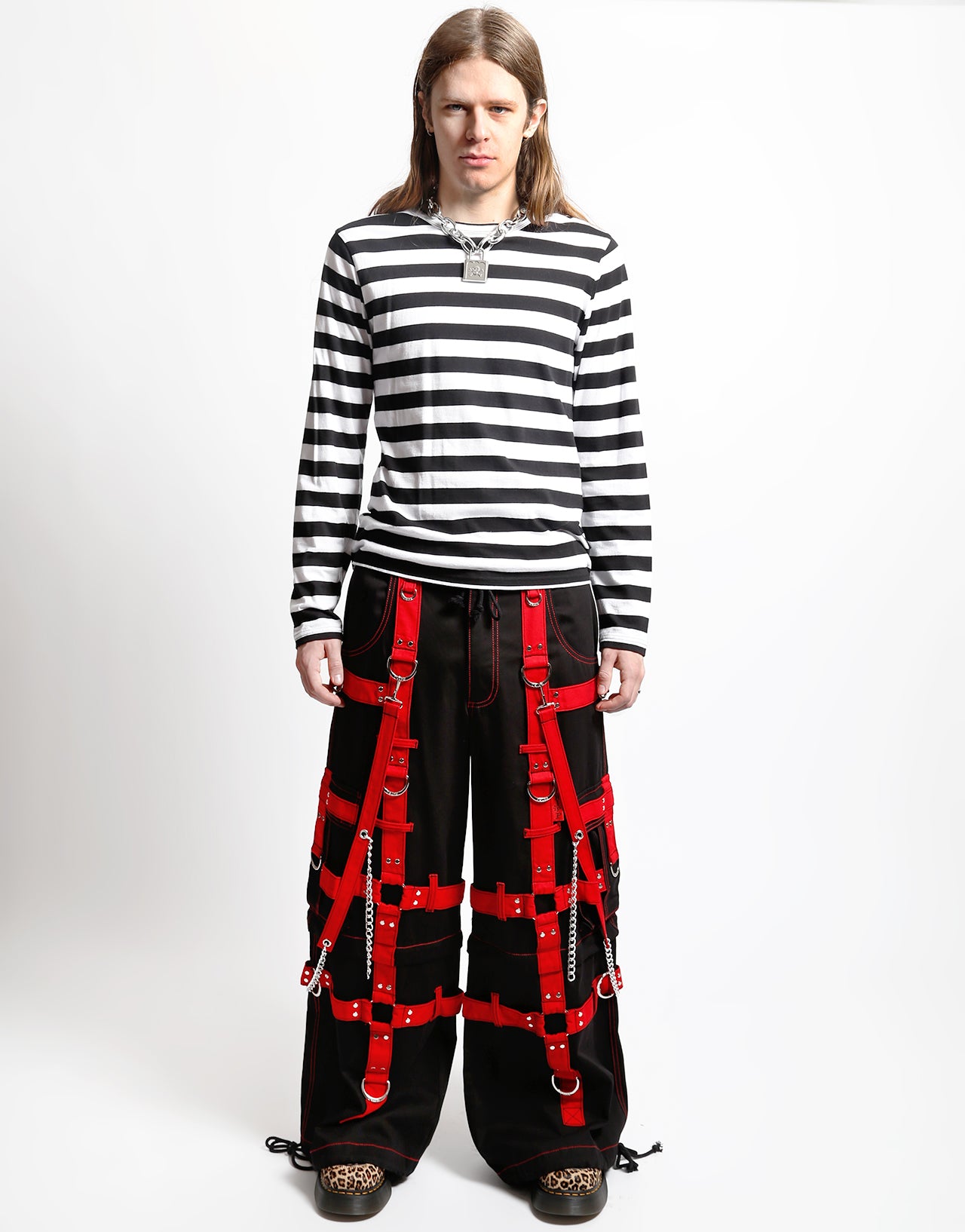 HARNESS DARK STREET PANT BLK/RED
