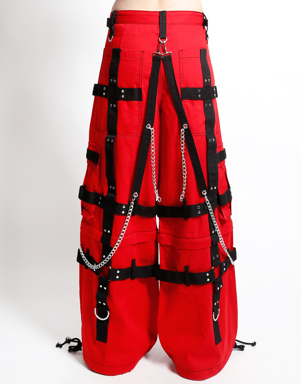 HARNESS DARK STREET PANT RED/BLK