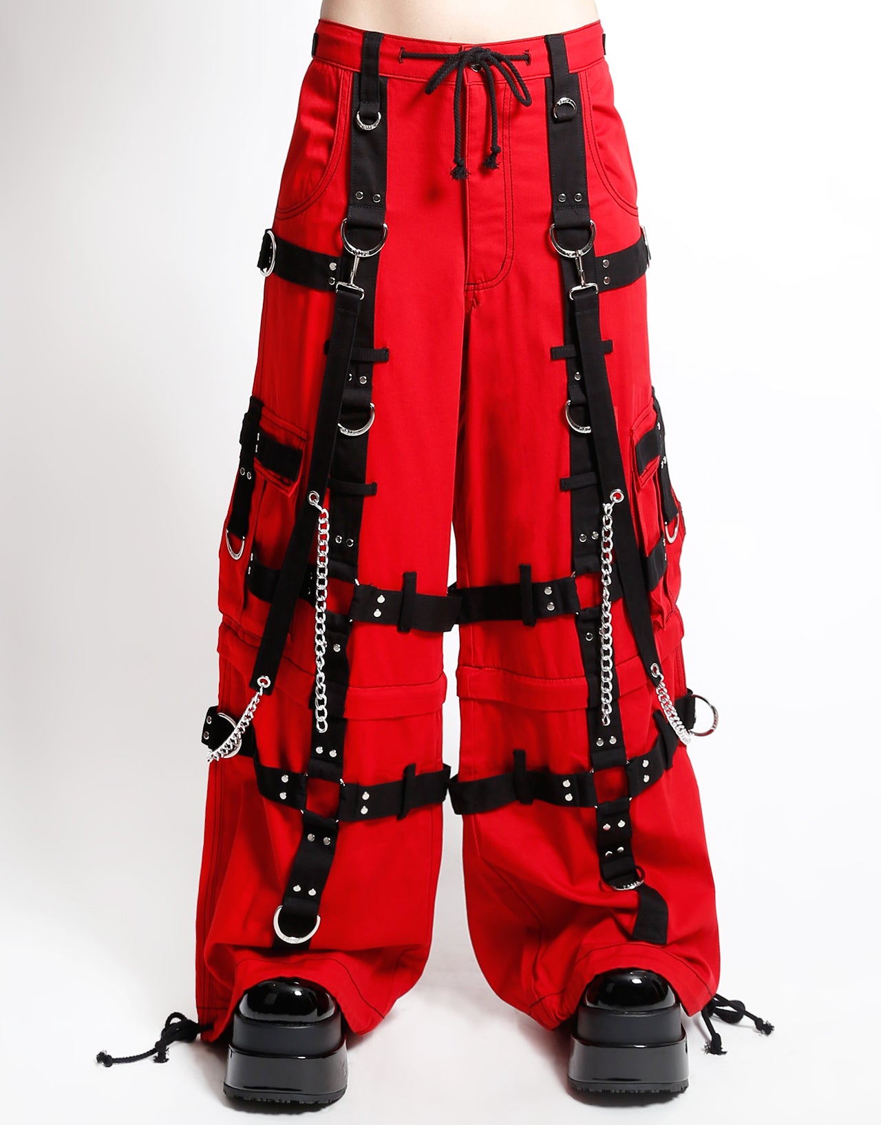 HARNESS DARK STREET PANT RED/BLK