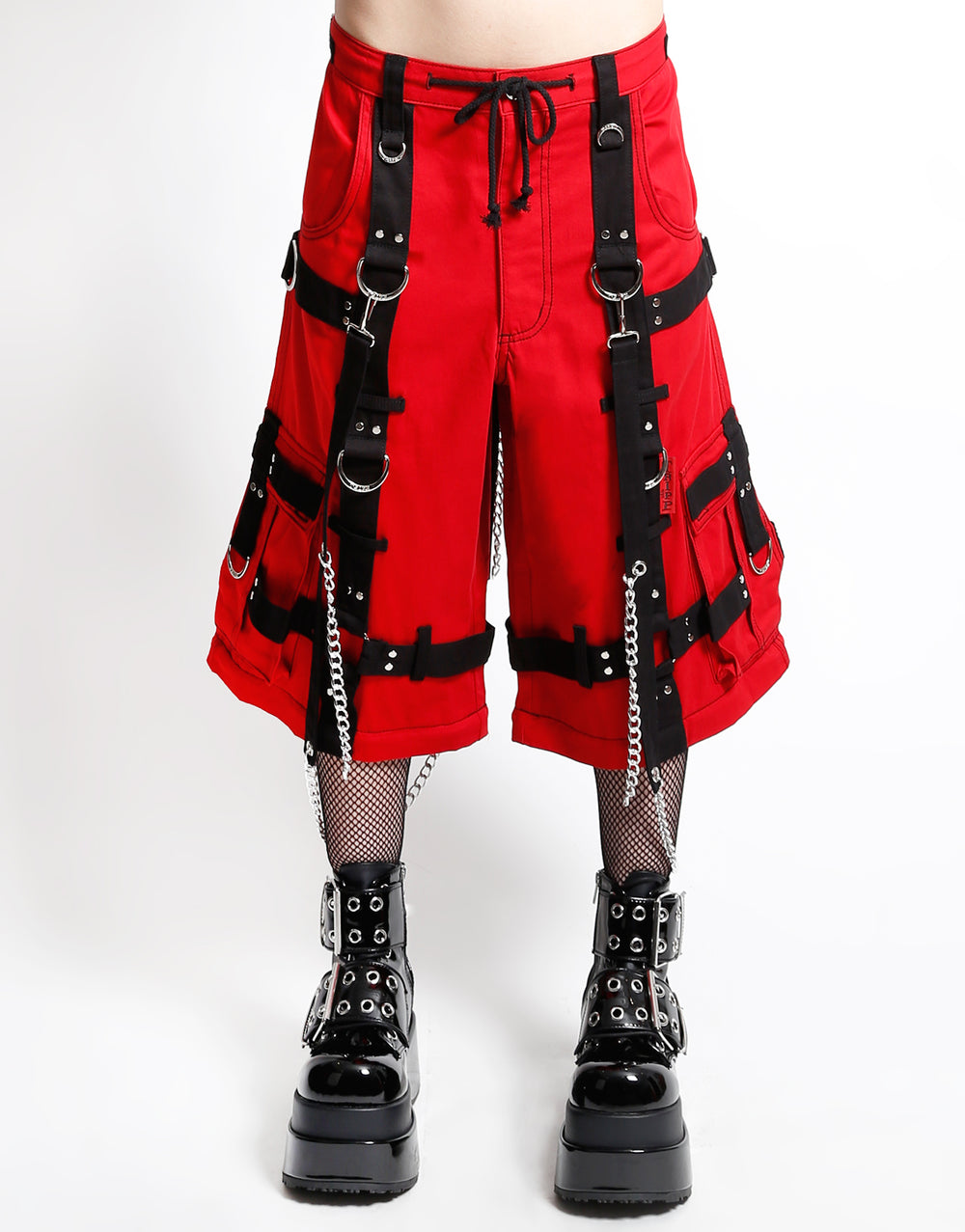 HARNESS DARK STREET PANT RED/BLK