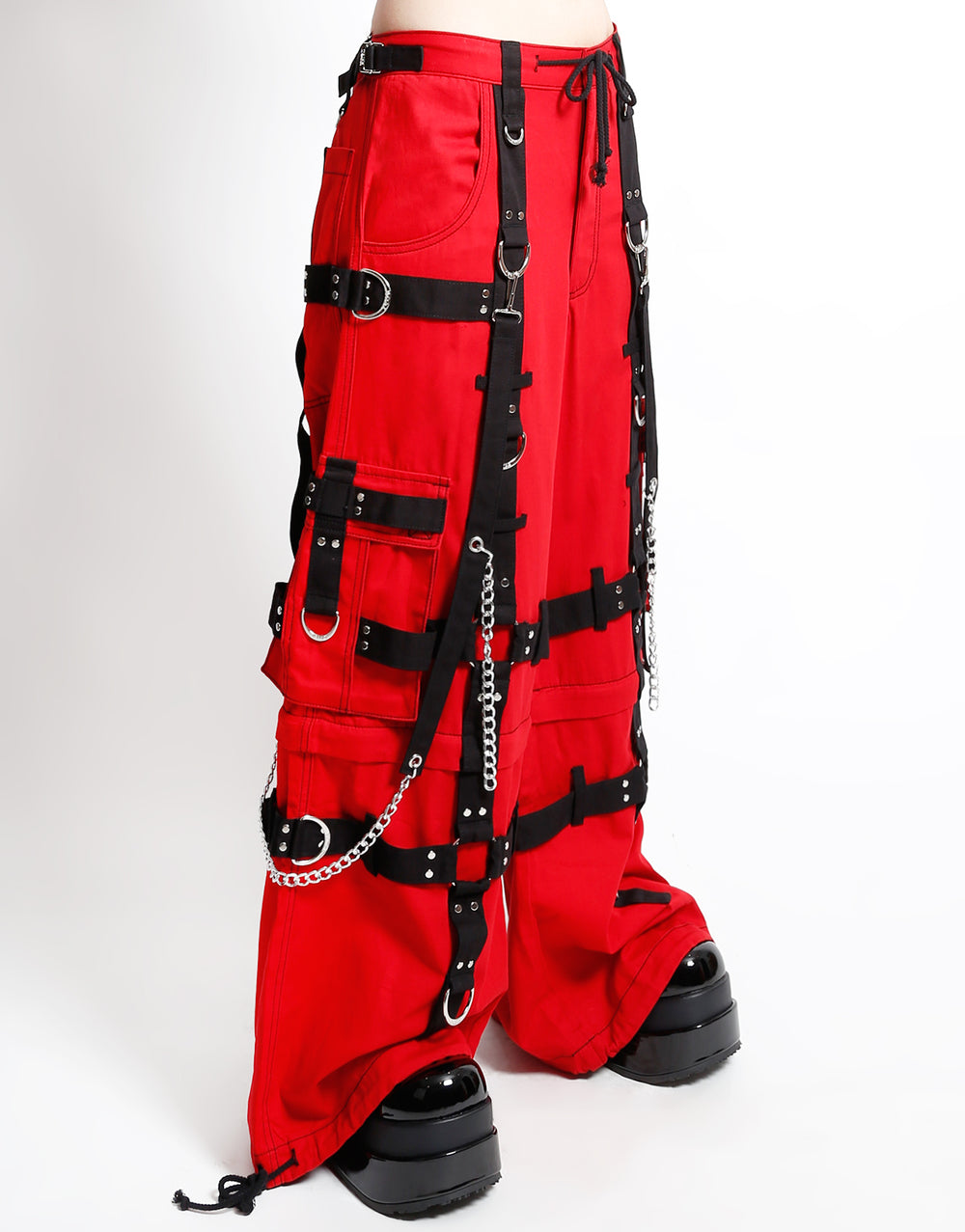 HARNESS DARK STREET PANT RED/BLK
