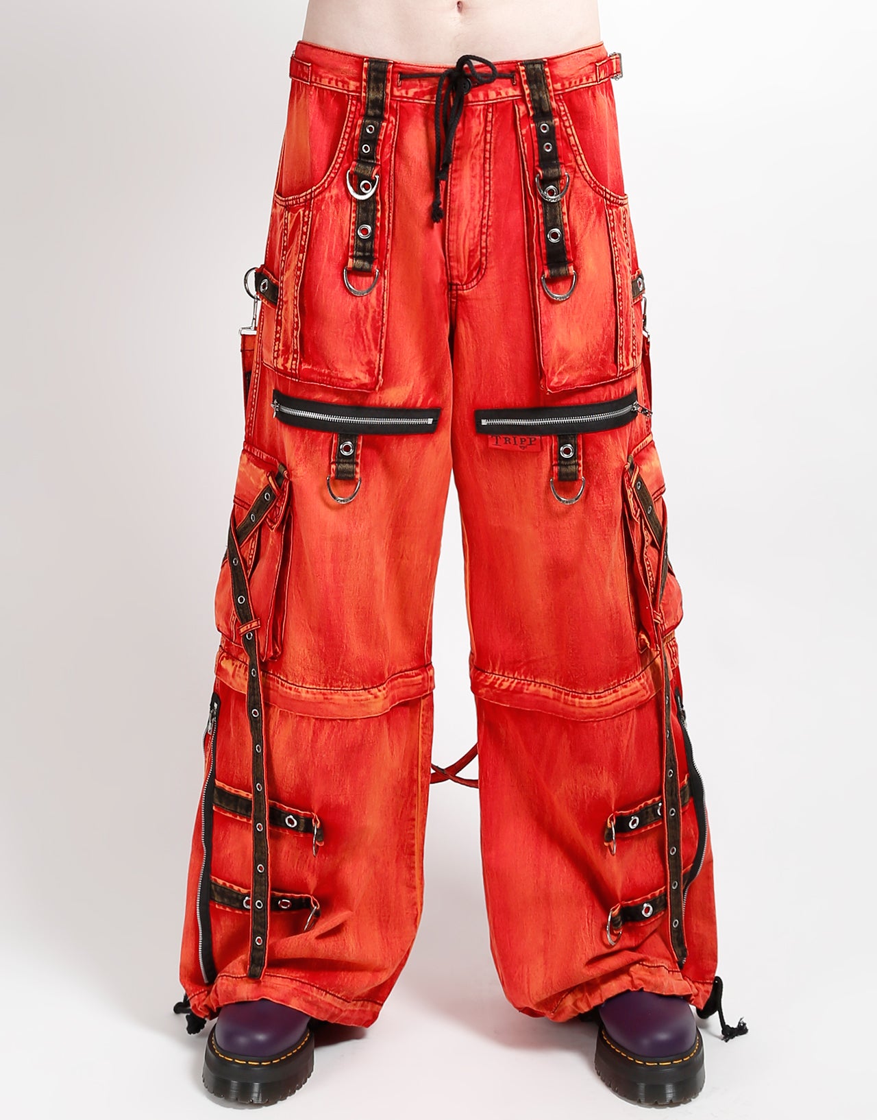 X-STRAP ZIP OFF PANT FIRE WASH – TRIPP NYC X-STRAP ZIP OFF PANT FIRE WASH – TRIPP NYC