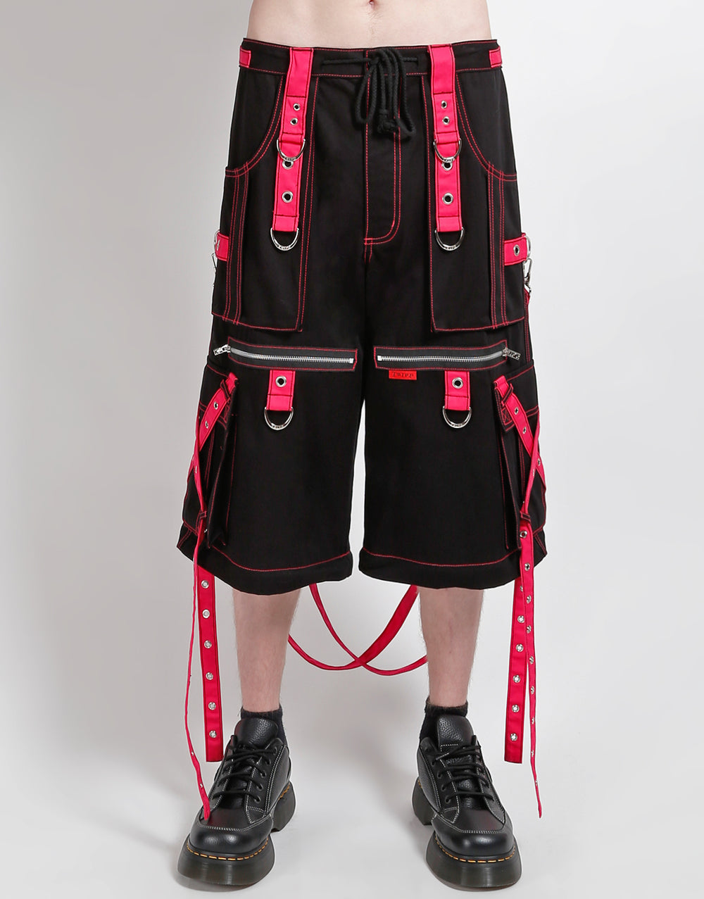 X-STRAP ZIP OFF PANT BLACK/PINK