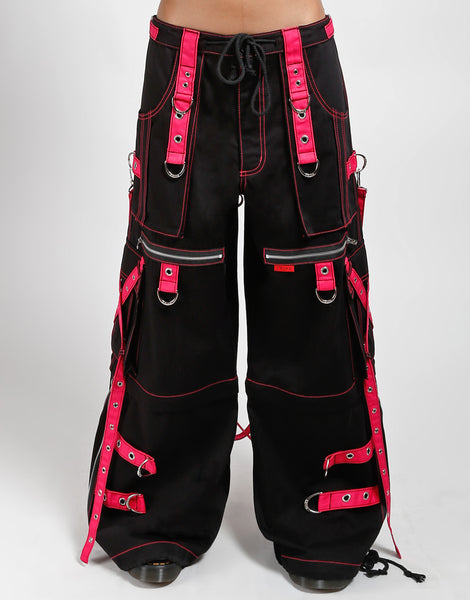 X-STRAP ZIP OFF PANT BLACK/PINK – TRIPP NYC