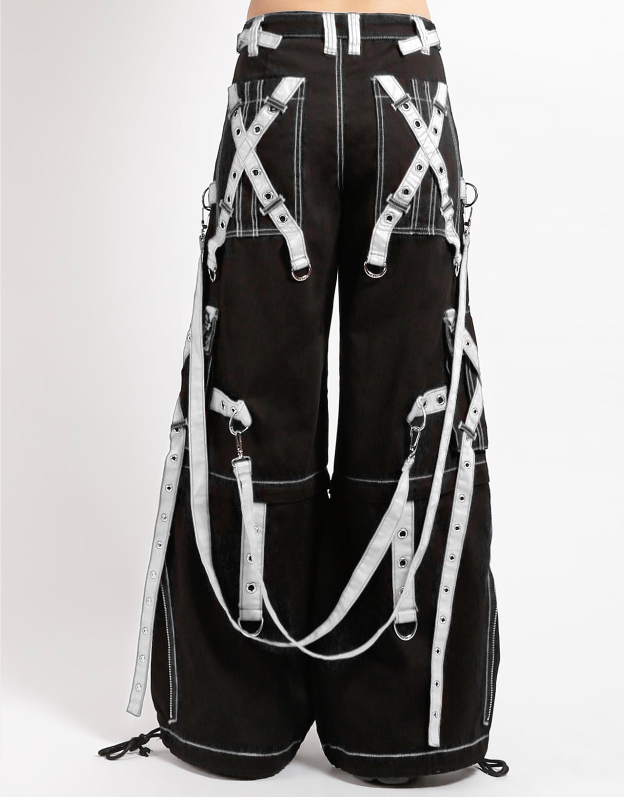 値下げ⭕️｜合計10品程度｜TRIPP NYC｜28｜その他ブランドパンツ等 X-STRAP ZIP OFF PANT BLACK/WHITE – TRIPP NYC