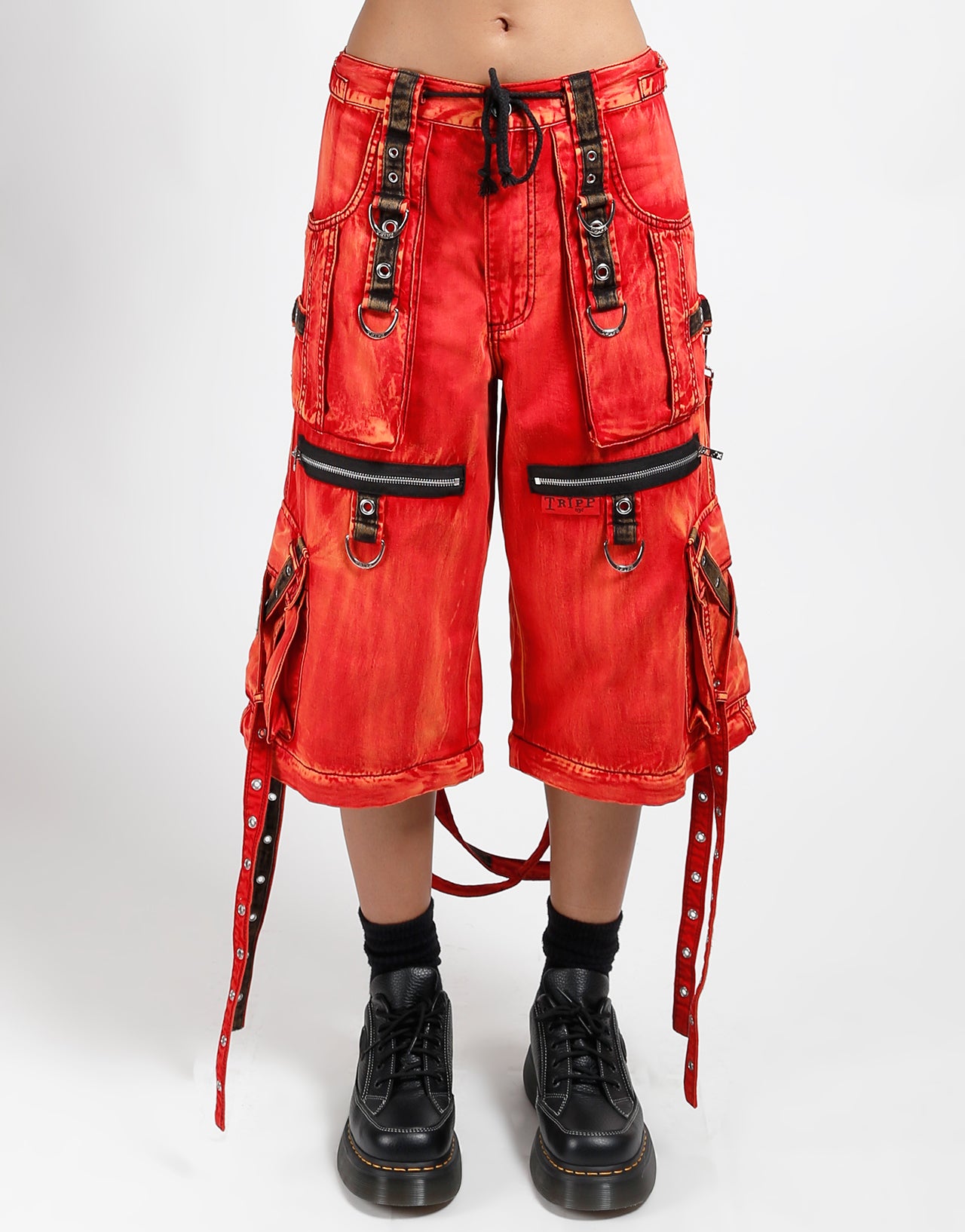 X-STRAP ZIP OFF PANT FIRE WASH – TRIPP NYC