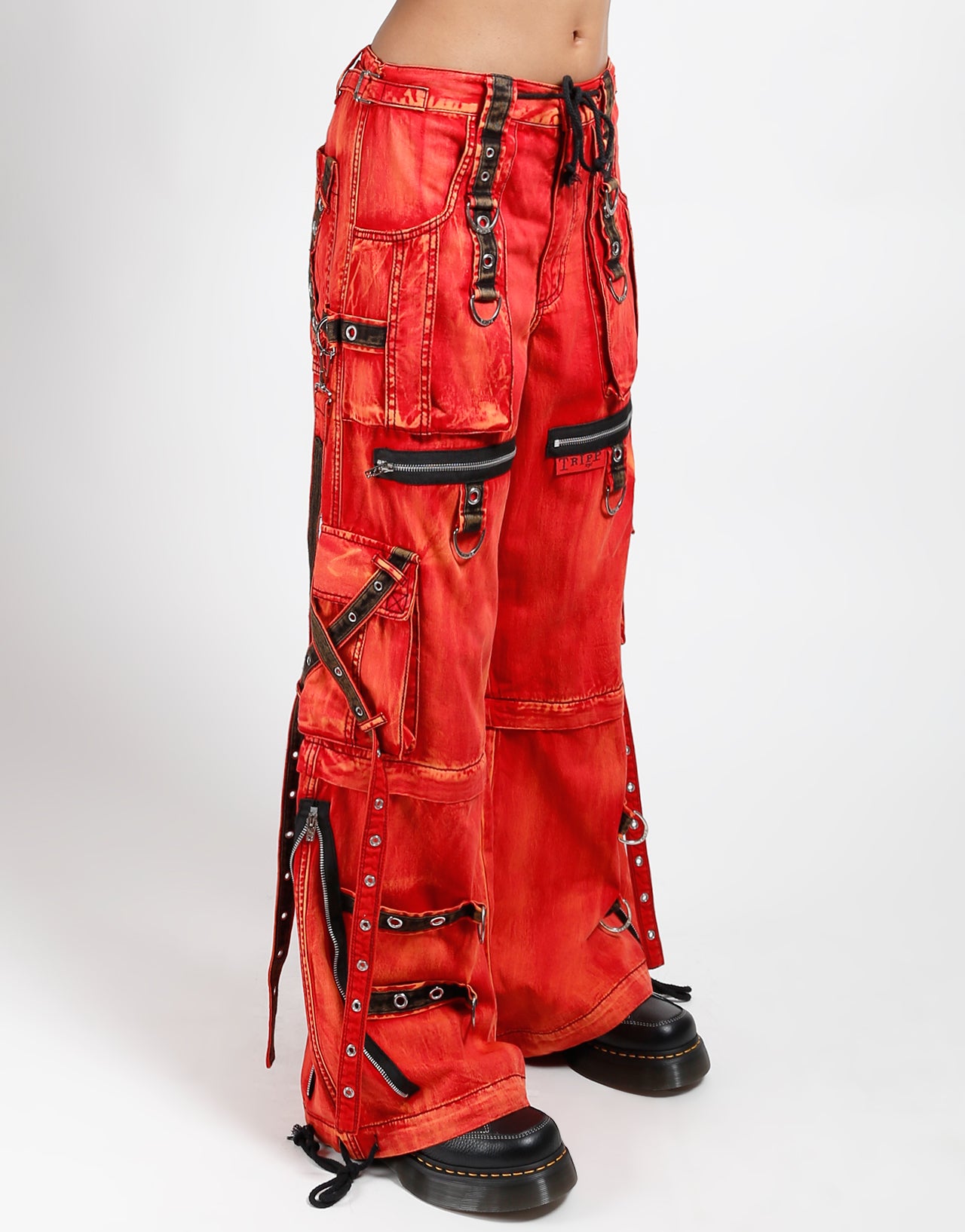 X-STRAP ZIP OFF PANT FIRE WASH – TRIPP NYC