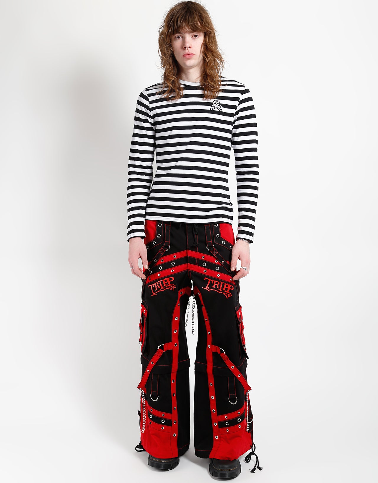 OFF TRACK PANT BLACK/RED