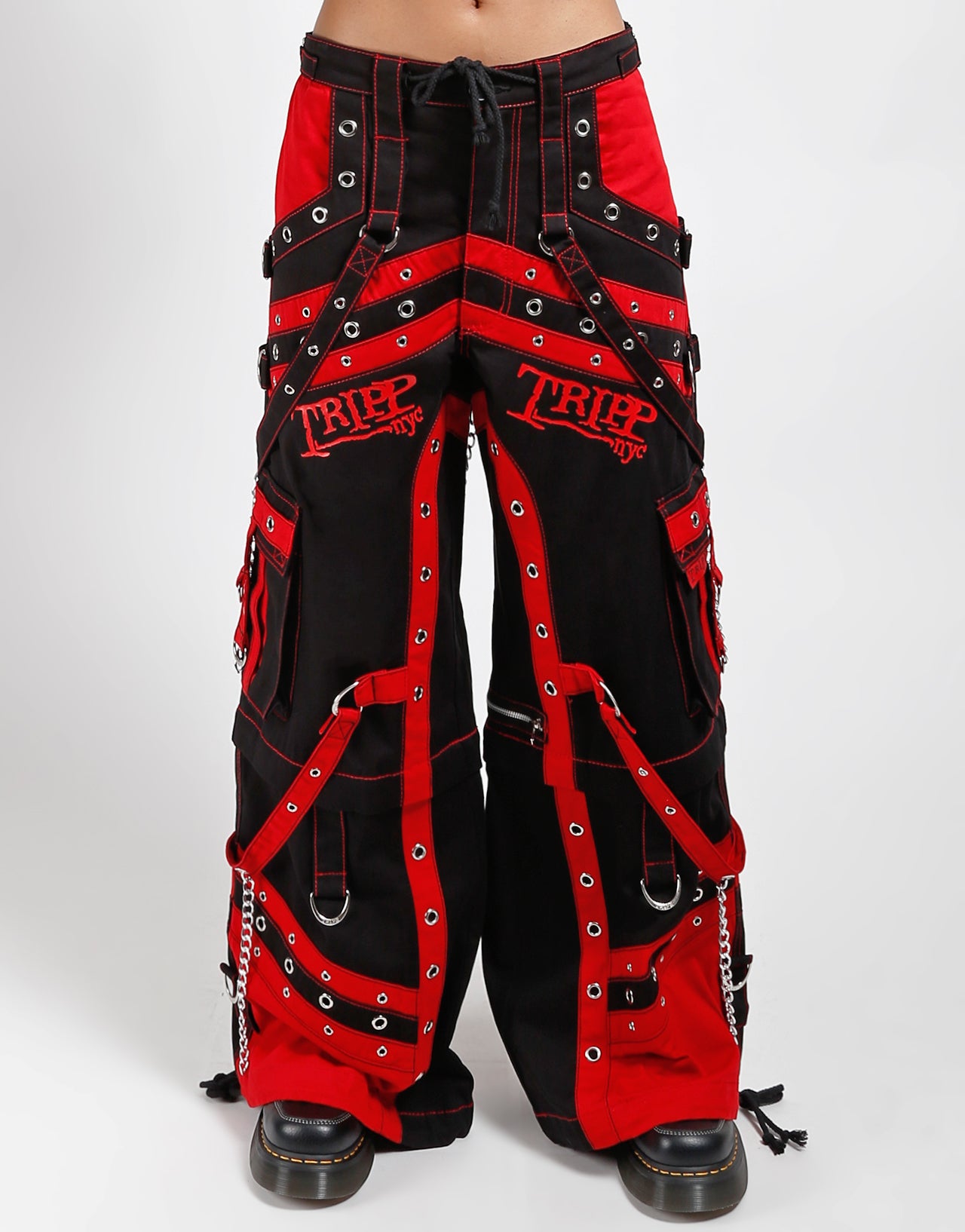 OFF TRACK PANT BLACK/RED