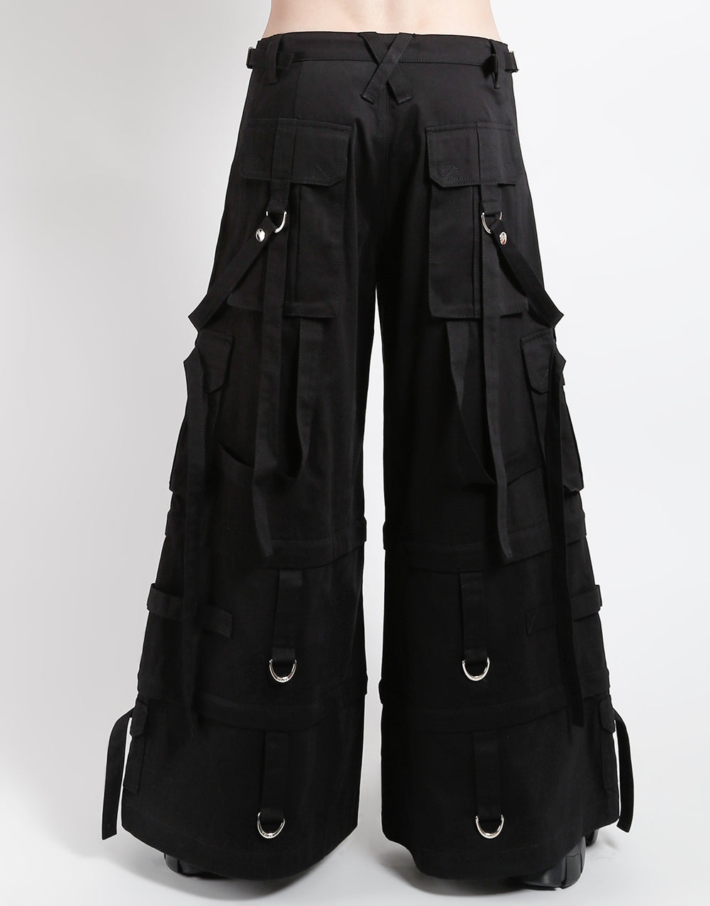 RING STRAP PANT BLACK