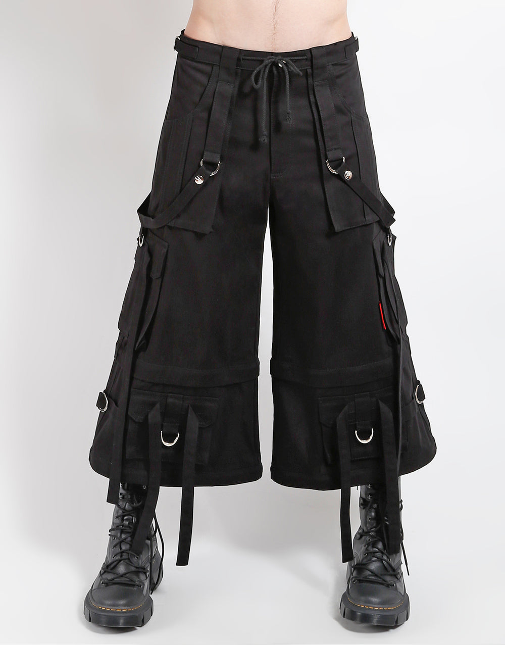 RING STRAP PANT BLACK