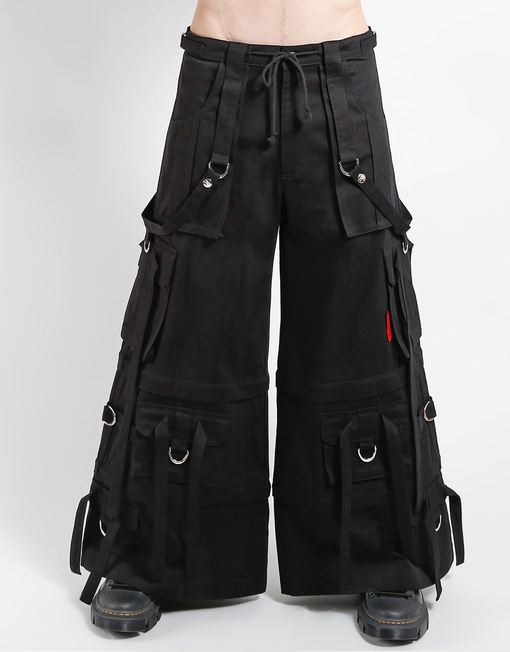 RING STRAP PANT BLACK