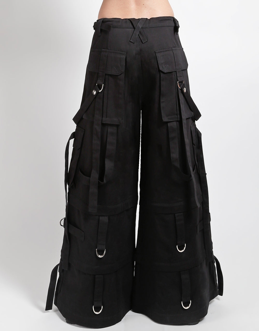 RING STRAP PANT BLACK