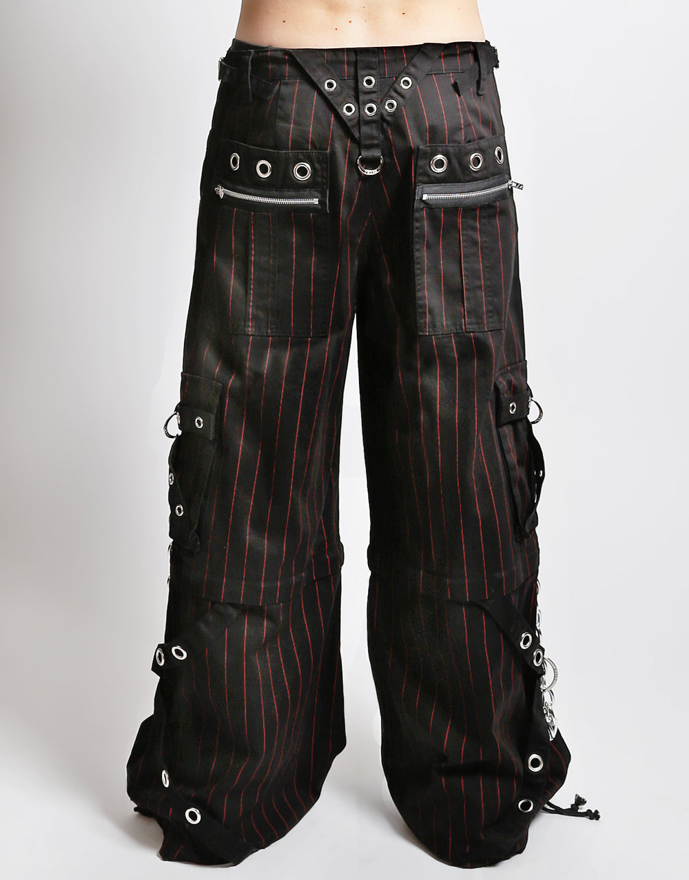 GODFATHER CHAIN PANT RED STRIPE