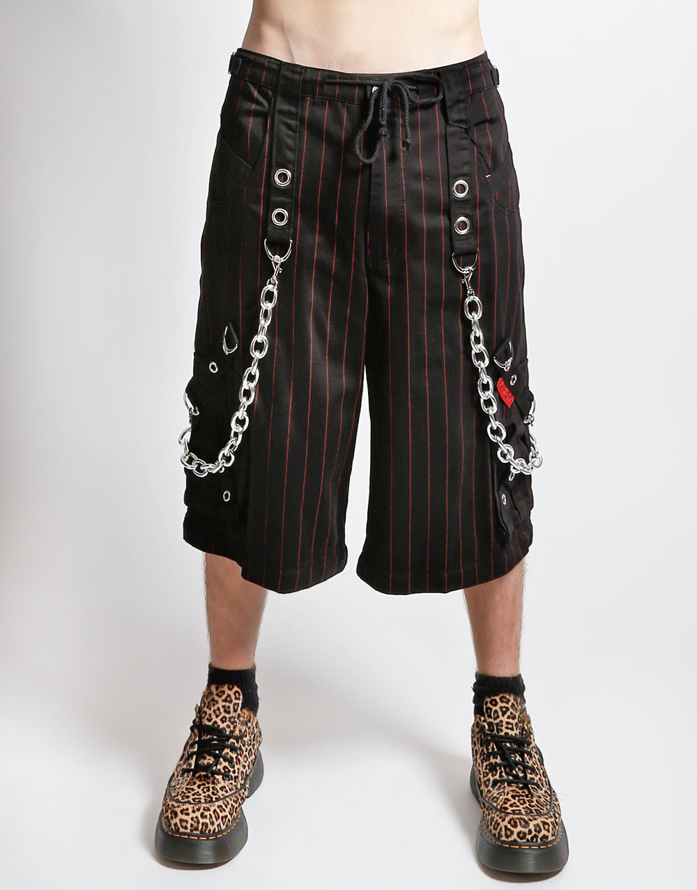 GODFATHER CHAIN PANT RED STRIPE