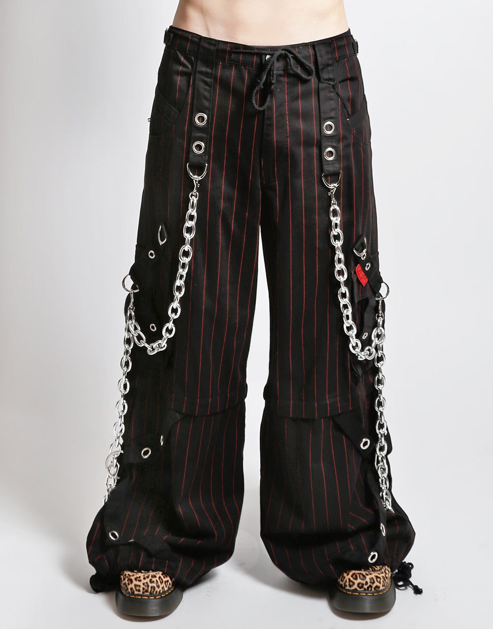 GODFATHER CHAIN PANT RED STRIPE
