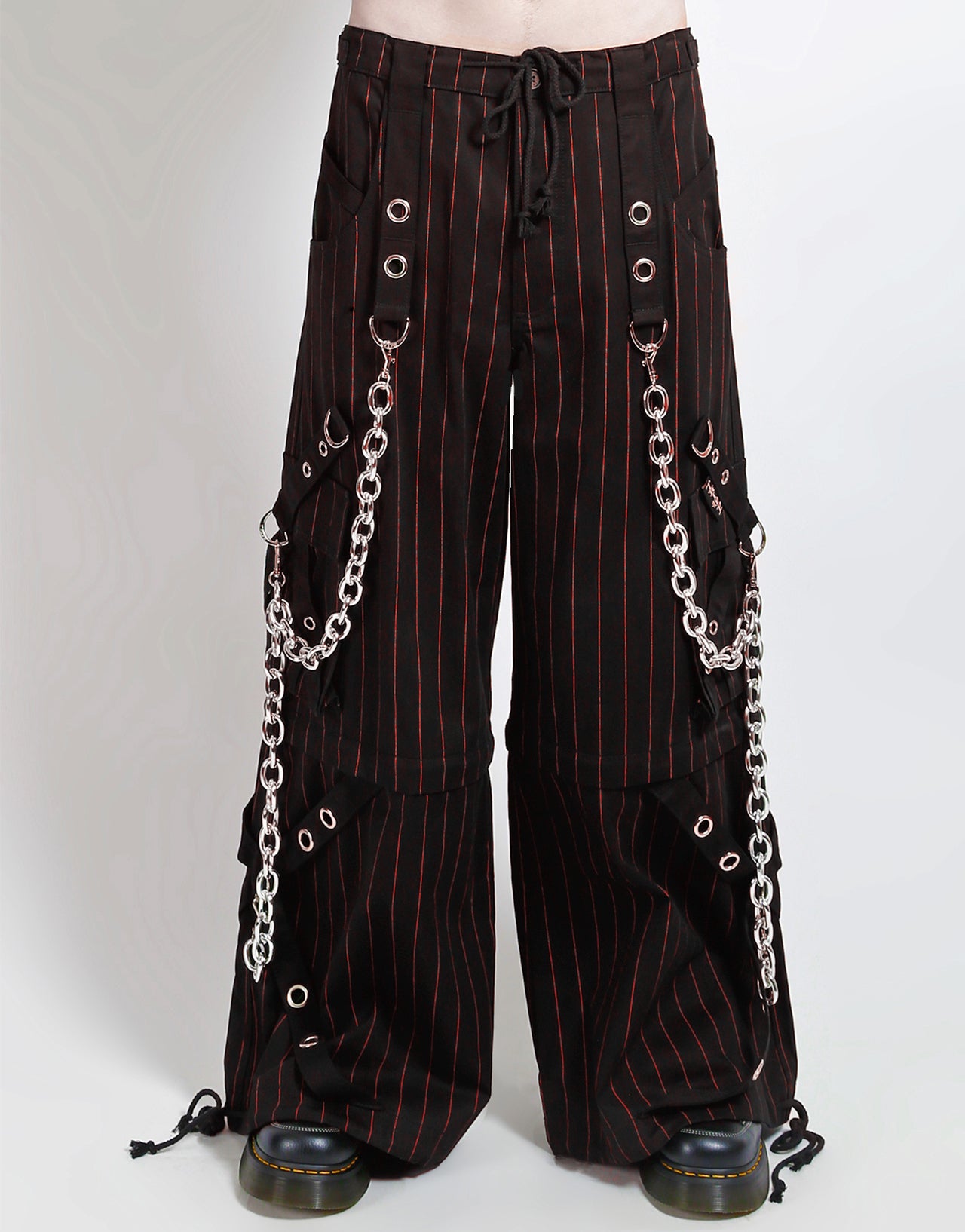 GODFATHER CHAIN PANT RED STRIPE