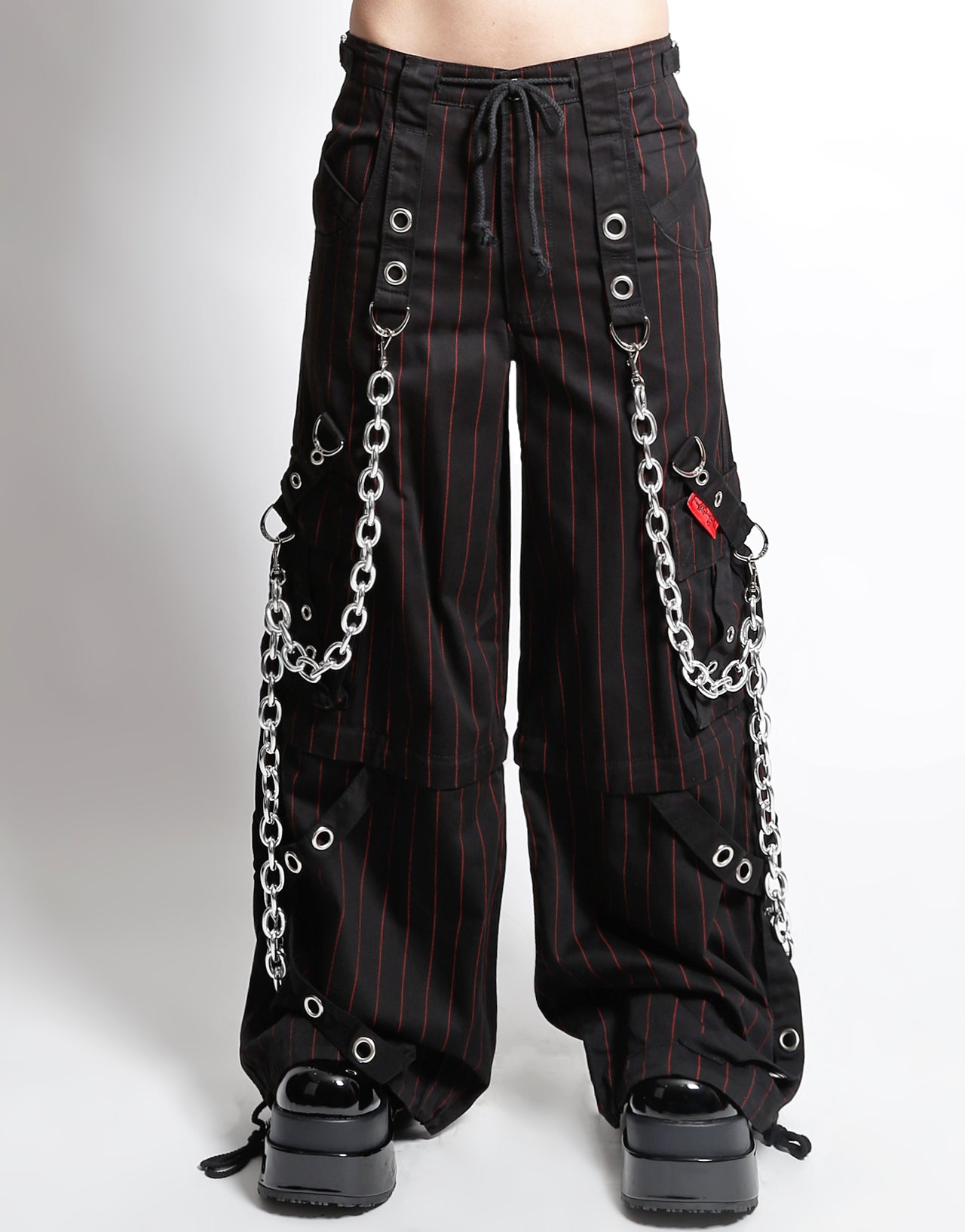 GODFATHER CHAIN PANT RED STRIPE