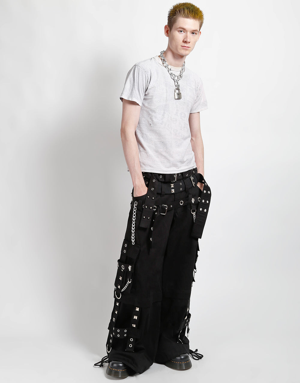 TRIPLE BELTED CHAIN PANT