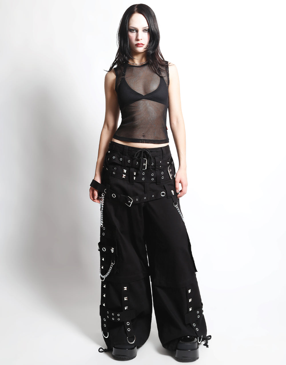 TRIPLE BELTED CHAIN PANT